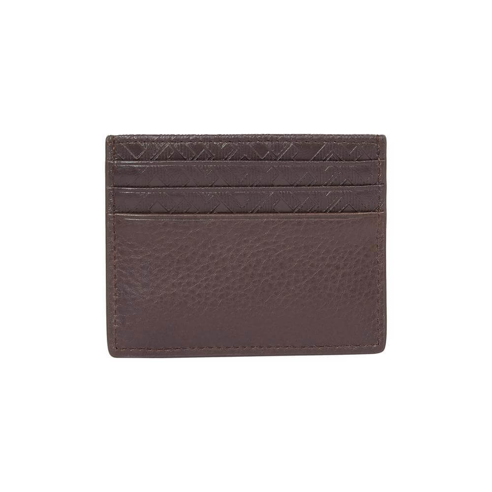 Tommy Hilfiger Monogram Leather Credit Card Holder